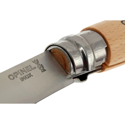 Nozh Opinel Tradition №8, nerzhaveyushchaya stal', buk, s kozhanym temlyakom4 Nozh Opinel Tradition №8, nerzhaveyushchaya stal', buk, s kozhanym temlyakom4