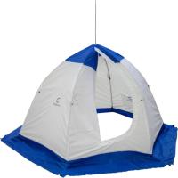 palatka-zont-zimnyaya-sledopyt-oxford-210d-pu-1000-3-mestnaya-belo-sinij 1