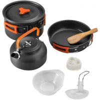 Nabor posudy CAMPSOR-308 anodirovannyj alyuminij