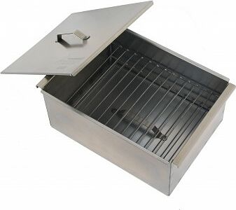 Koptil'nya Tonar (K-003) dvuhyarusnaya s poddonom dlya sbora zhira 380h280h170 (stal' 1,5mm)4