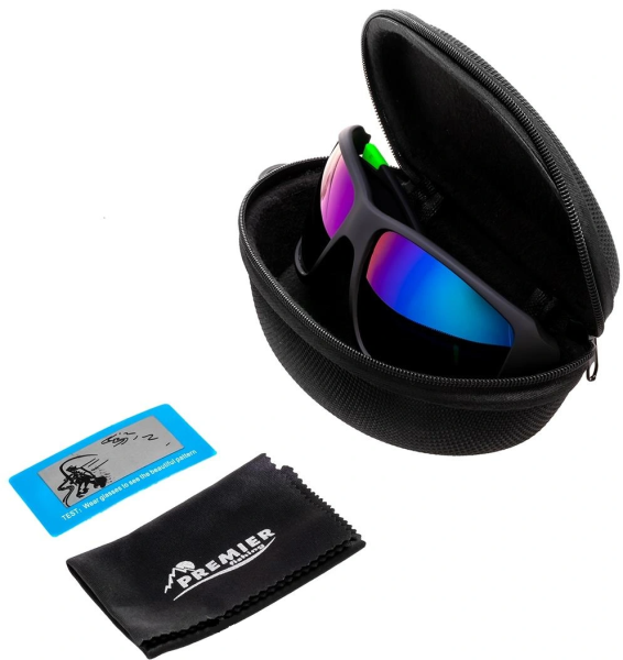 Ochki polyarizacionnye PREMIER (PR-OP-1189-C-C) v zhest. chekhle (hameleon) 3