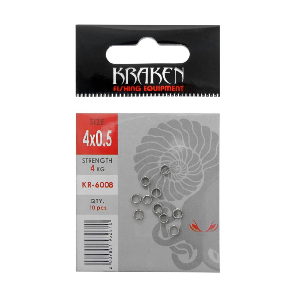 Кольца заводные Kraken KR-6008 4х0.5
