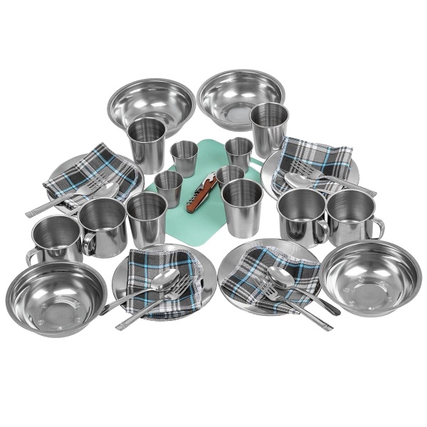 nabor-dlya-piknika-nisus-picnic-na-4-persony-korichnevyj 5