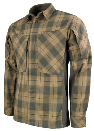 rubashka-wolf-freedom-100-hlopok-flanel-temnaya-oliva 1