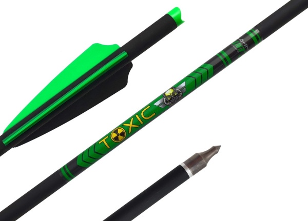 Strela arbaletnaya miks karbon Centershot Toxic 16 Half Moon Nock4