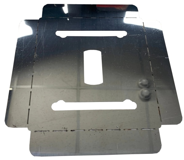 Ekran vetrozashchitnyj otrazhayushchij Sibtermo dlya gazovoj plitki Gefest 2