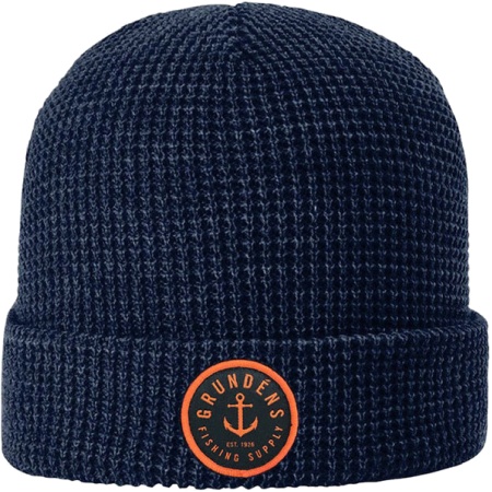 shapka-grundens-anchor-waffle-beanie-navy
